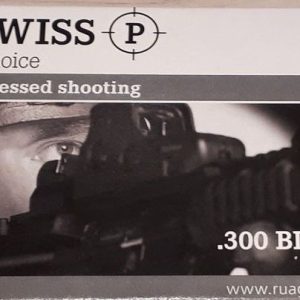 .300 AAC BLACKOUT SWISS P TARGET Subsonique(boîte de 20)