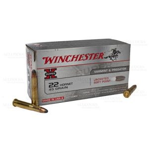 22 HORNET WINCHESTER JSP (boite de 50)