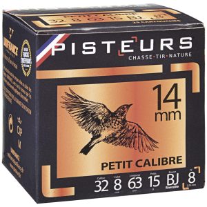 14 MM CARTOUCHES PISTEURS PLOMB 9 PAR 25